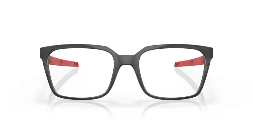 Front view of oakley dehaven #color__satin grey smoke
