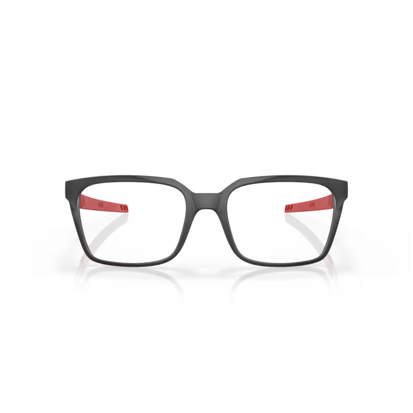 Front view of oakley dehaven #color__satin grey smoke