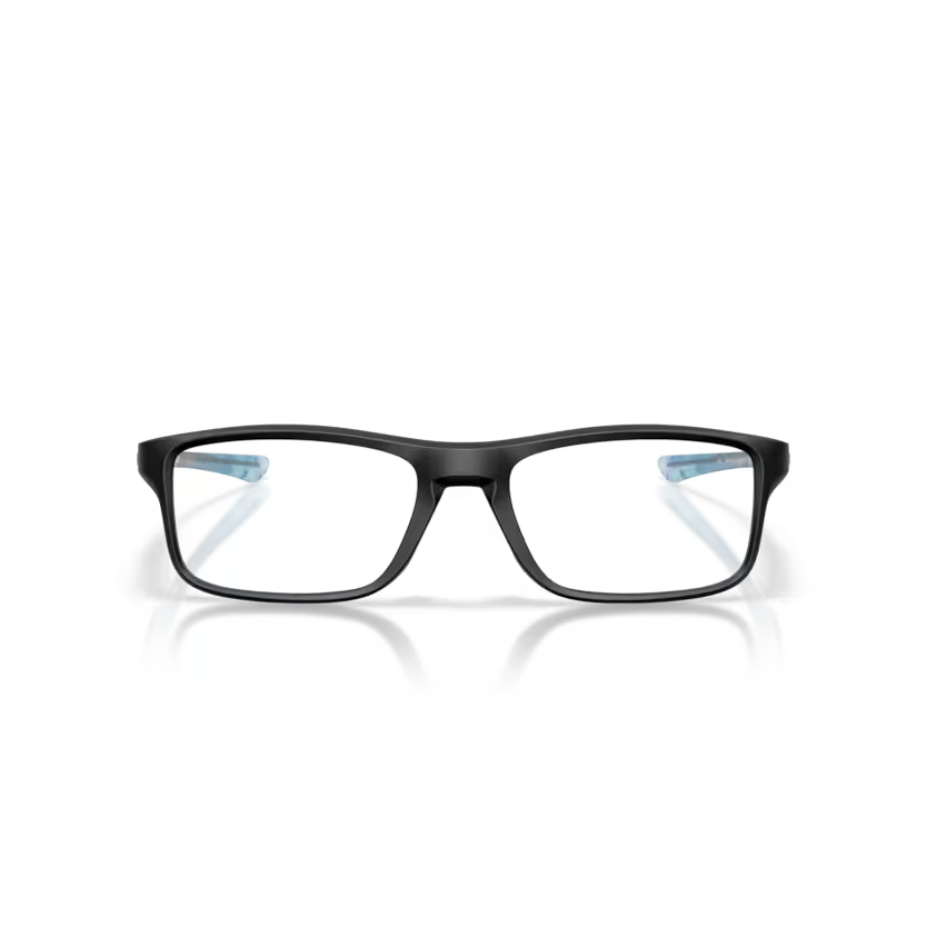 Front view of oakley plank #color__satin black