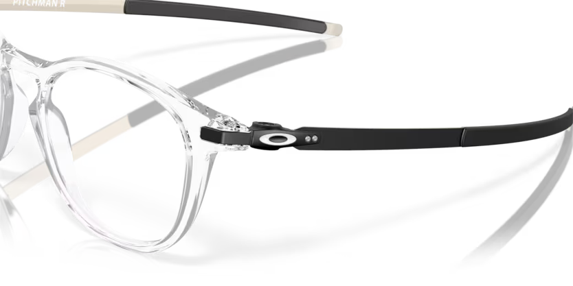 Left view of oakley pitchman #color__clear