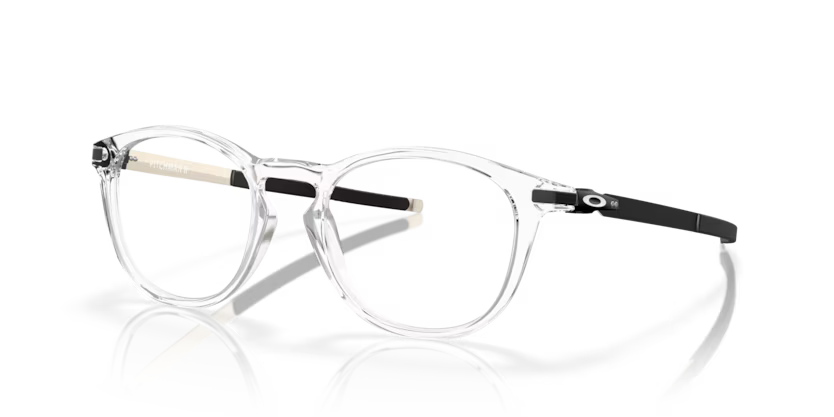 Top Right view of oakley pitchman #color__clear