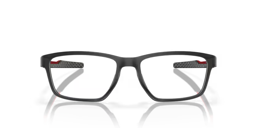 Front view of oakley metalink #color__satin grey smoke