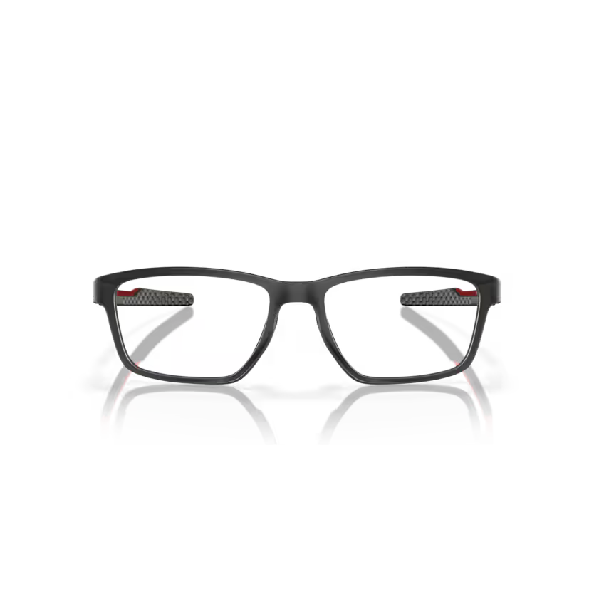 Front view of oakley metalink #color__satin grey smoke