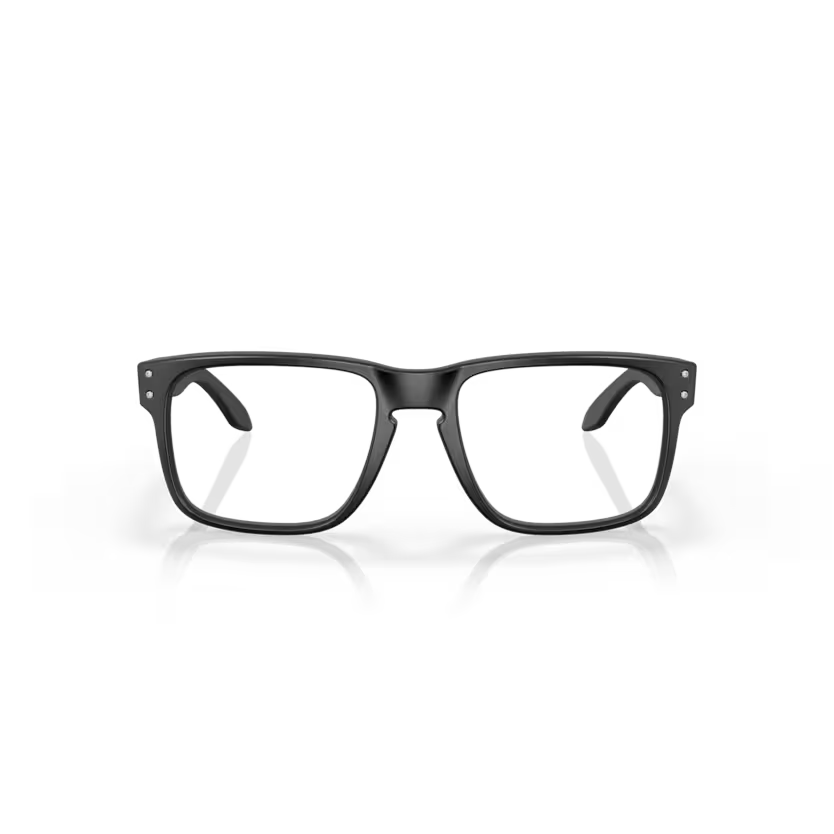 Front view of oakley holbrook #color__satin black