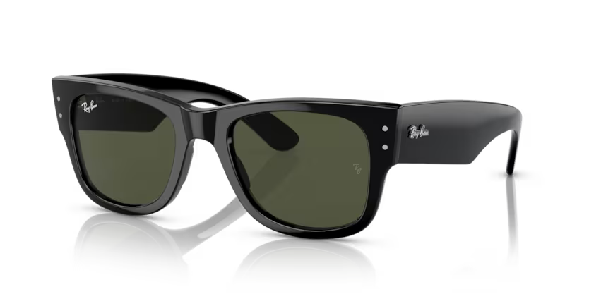 Side view of rayban mega wayfare #color_black