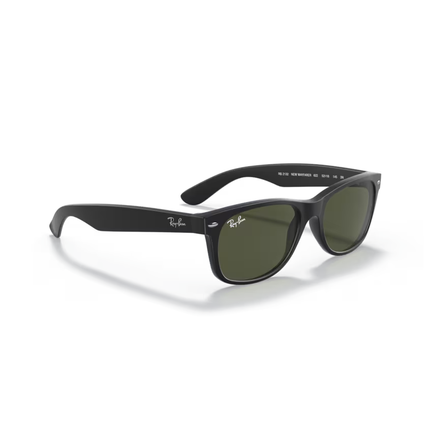 Right view of rayban new wayfarer #color_rubber black