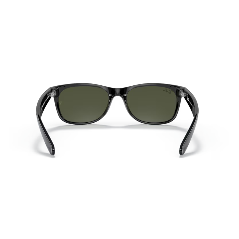 Back view of rayban new wayfarer #color_black