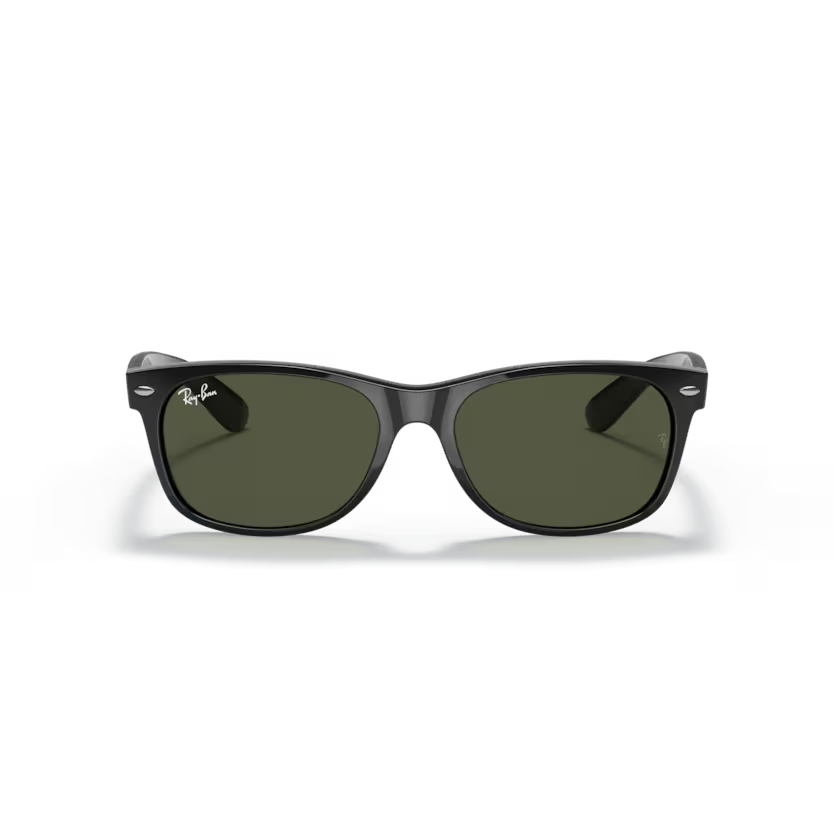 Front view of rayban new wayfarer #color_black