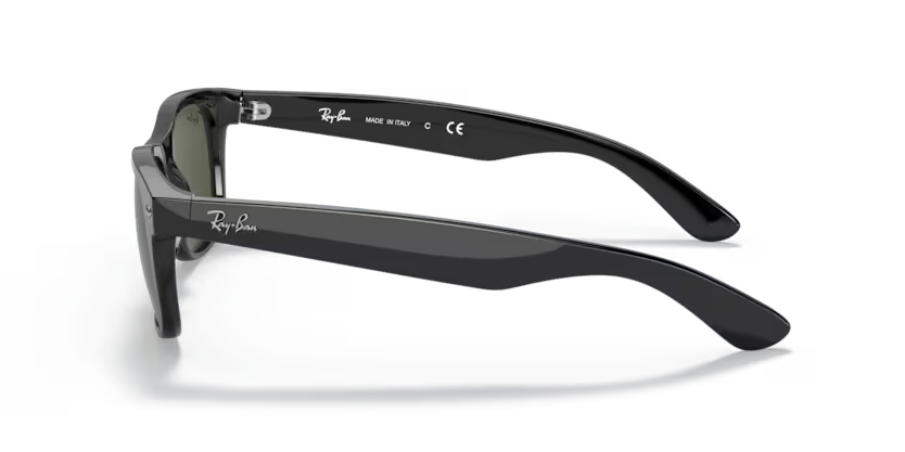 Side view of rayban new wayfarer #color_black