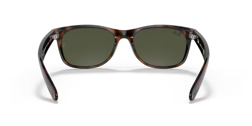 Back view of rayban new wayfarer #color_Tortoise