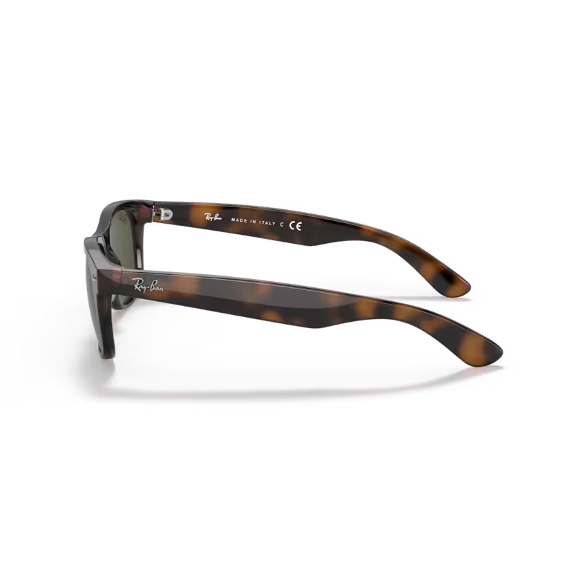 Side view of rayban new wayfarer #color_Tortoise