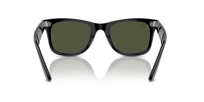 Back view of rayban wayfarer #color_black