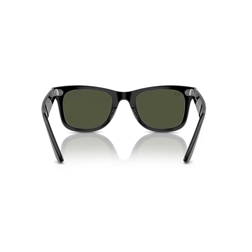 Back view of rayban wayfarer #color_black