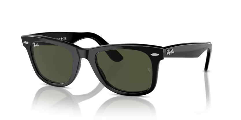 Left view of rayban wayfarer #color_black