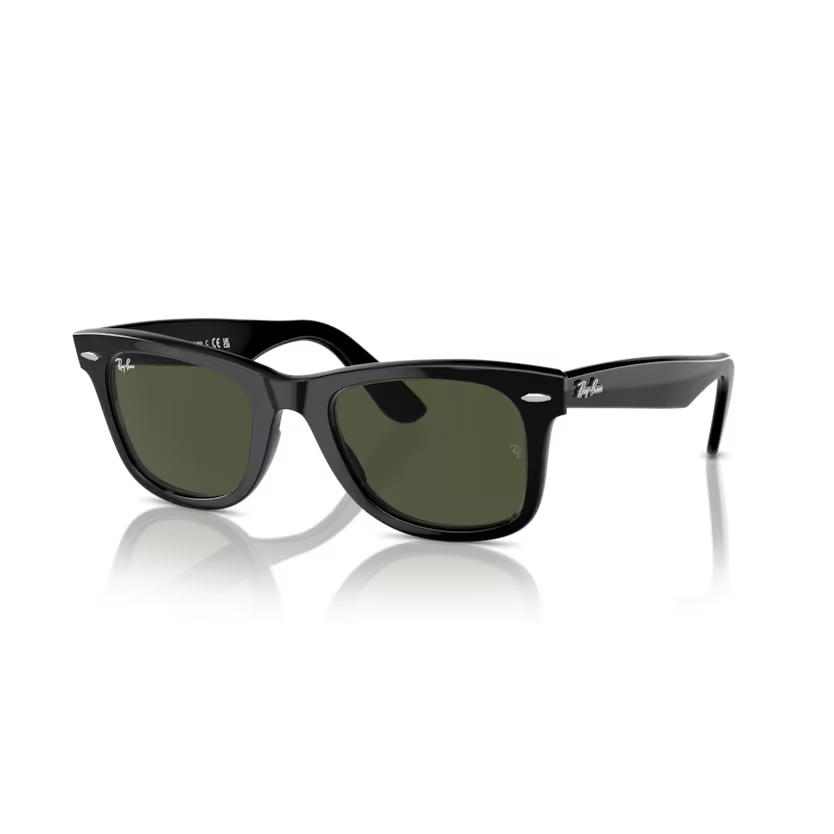 Left view of rayban wayfarer #color_black