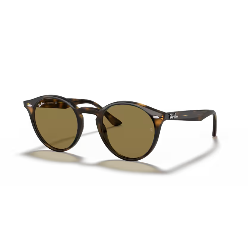 Left view of rayban RB2180 glasses #color_light havana
