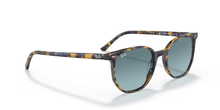 Right view of rayban elliot #color_yellow & blue havana