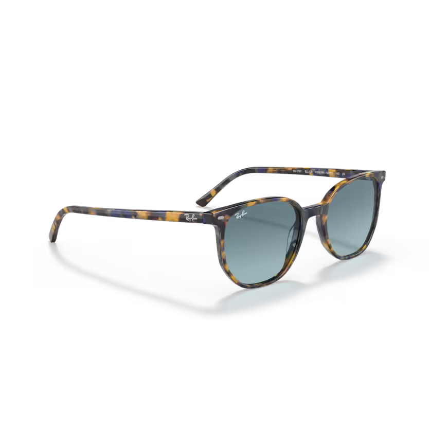 Right view of rayban elliot #color_yellow & blue havana