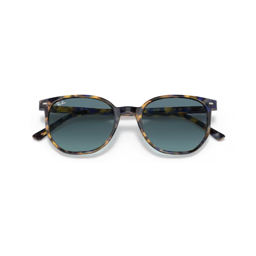 Folded view of rayban elliot #color_yellow & blue havana