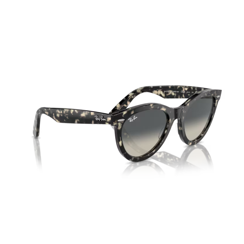 Right view of rayban wayfarer way #color_grey havana