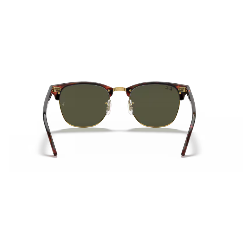 Back view of rayban clubmaster classic #color_MOCK TORTOISE ON ARISTA