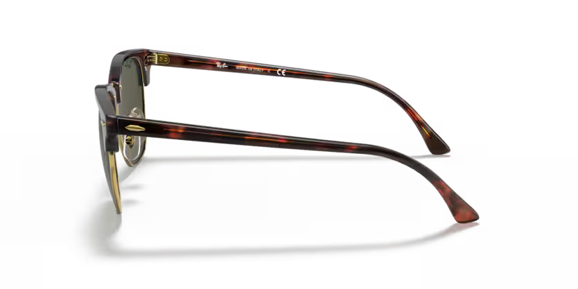 Side view of rayban clubmaster classic #color_MOCK TORTOISE ON ARISTA