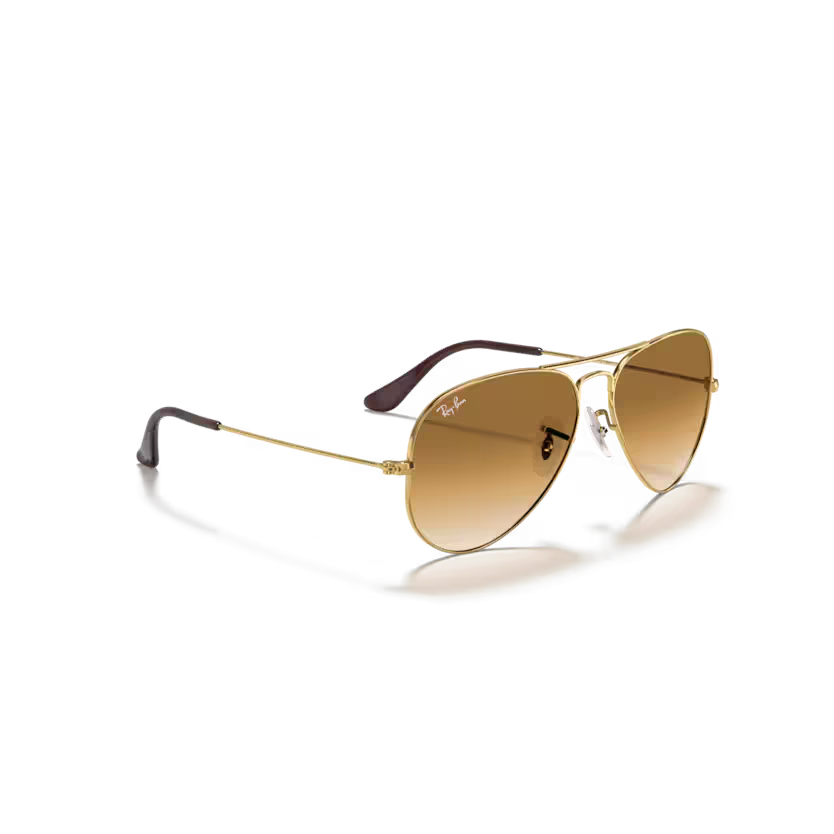 Right view of rayban aviator #color_arista