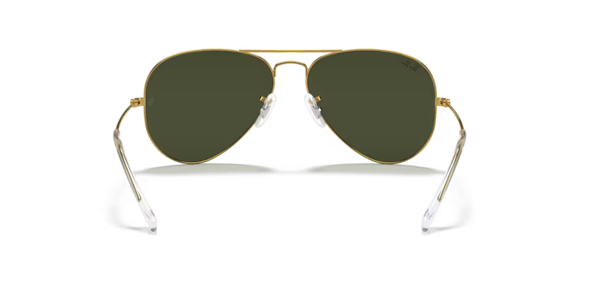 Back view of rayban aviator #color_arista