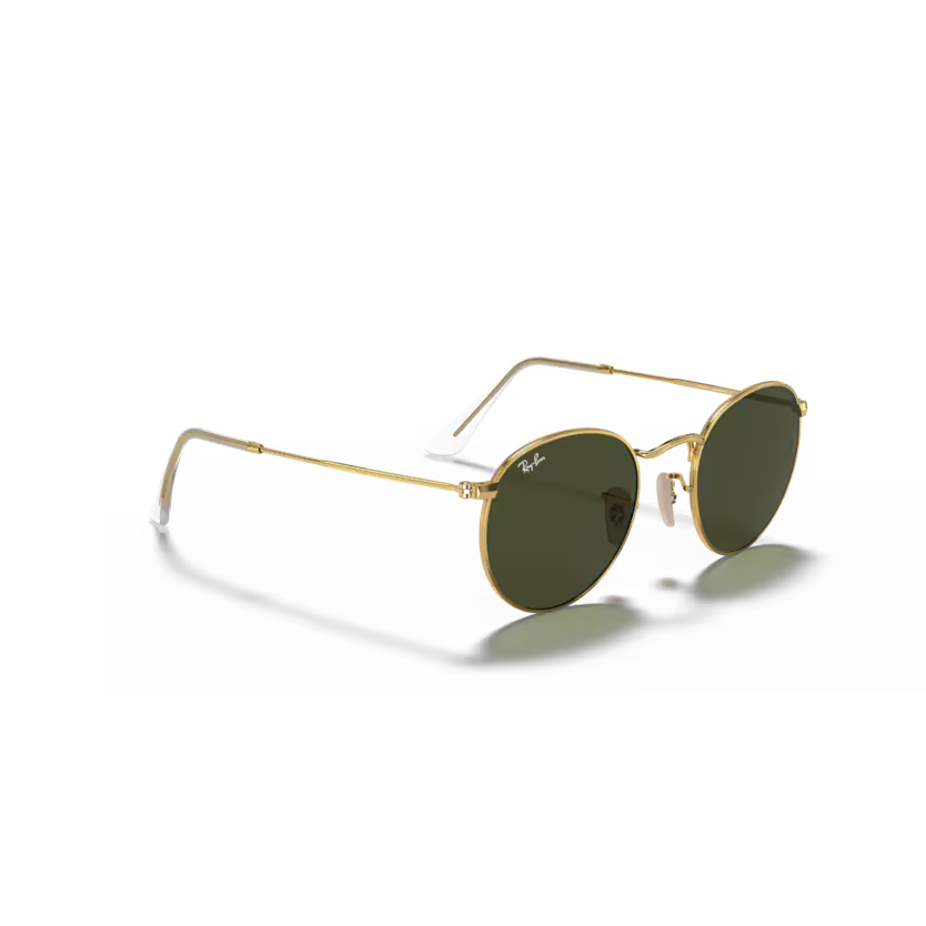 Right view of rayban round metal #color_arista