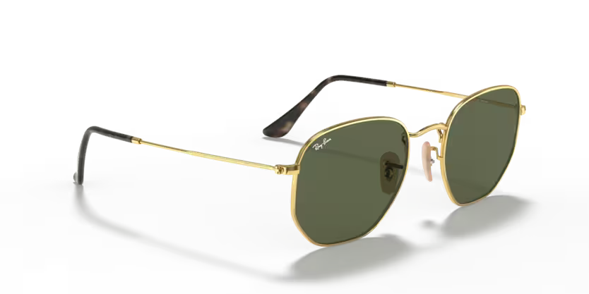 Right view of rayban hexagonal #color_arista