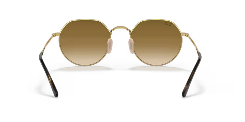 Back view of rayban jack #color_arista