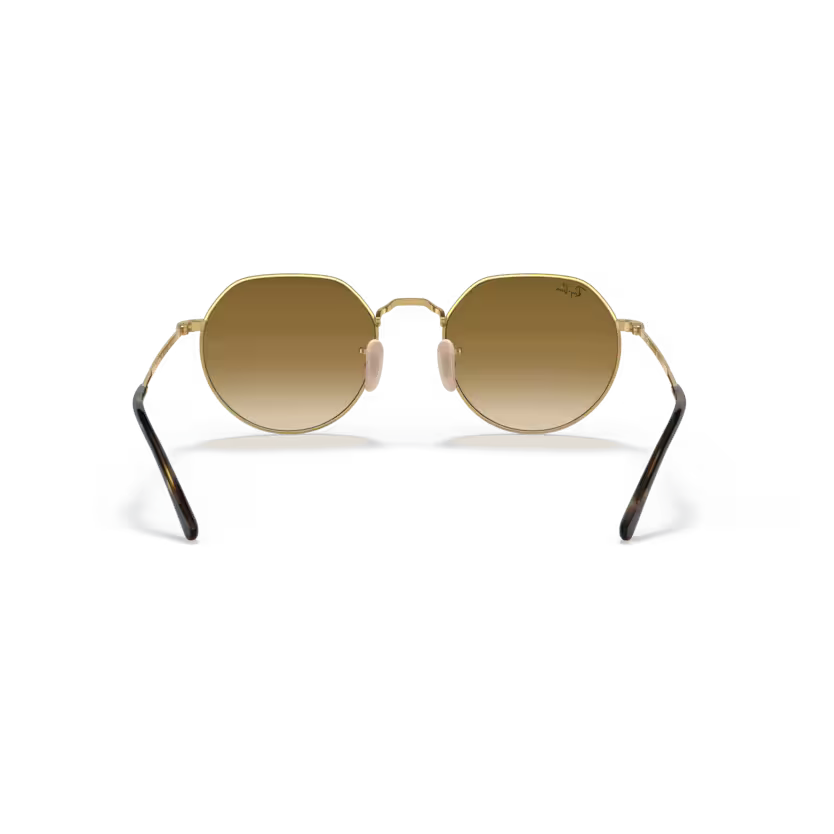 Back view of rayban jack #color_arista