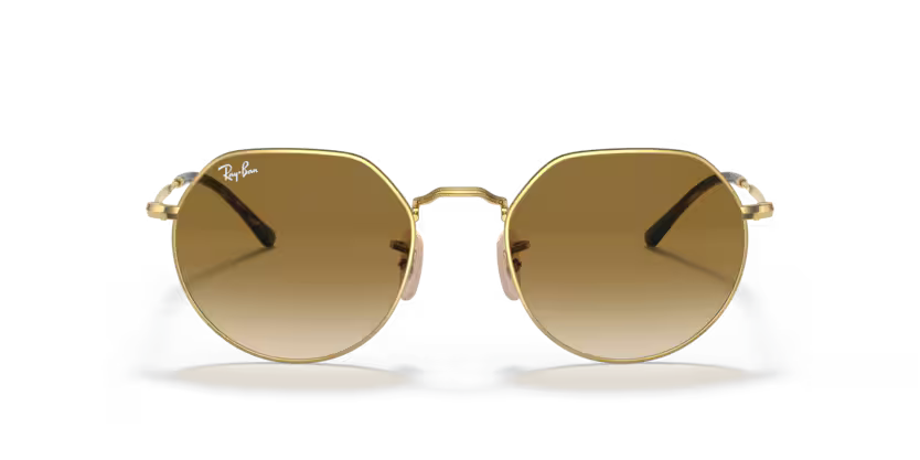 Folded view of rayban jack #color_arista