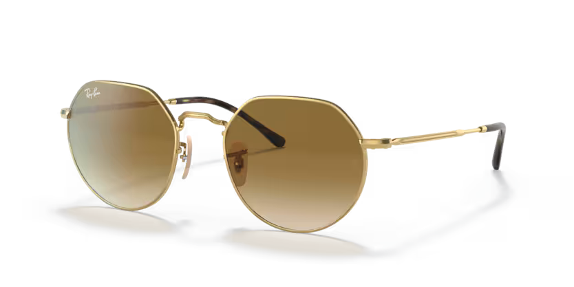 Left view of rayban jack #color_arista