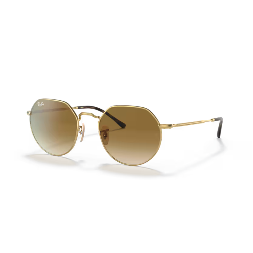 Left view of rayban jack #color_arista