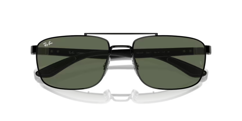 Folded view of rayban RB3737 #color_black