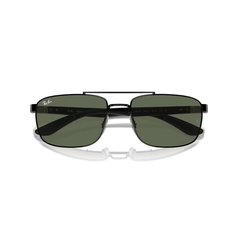 Folded view of rayban RB3737 #color_black