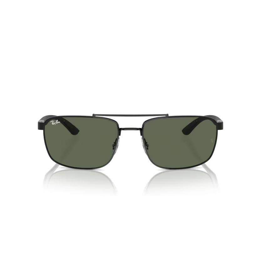 Front view of rayban RB3737 #color_black