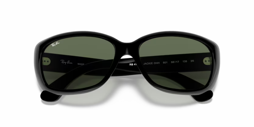 Folded view of rayban jackie ohh #color_black