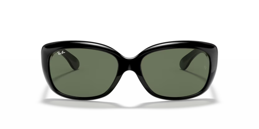 Front view of rayban jackie ohh #color_black