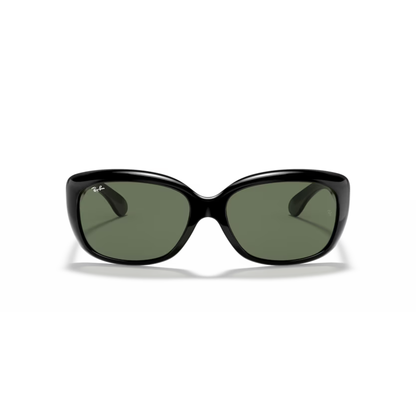 Front view of rayban jackie ohh #color_black