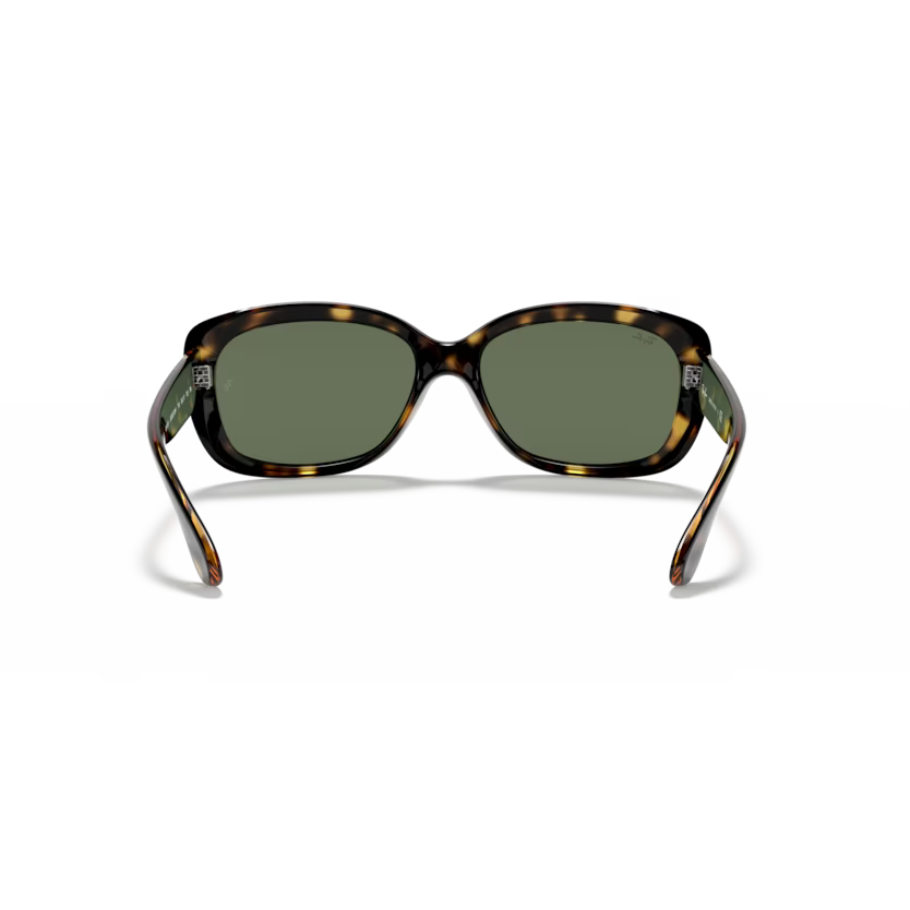 Back view of rayban jackie ohh #color_light havana green lenses