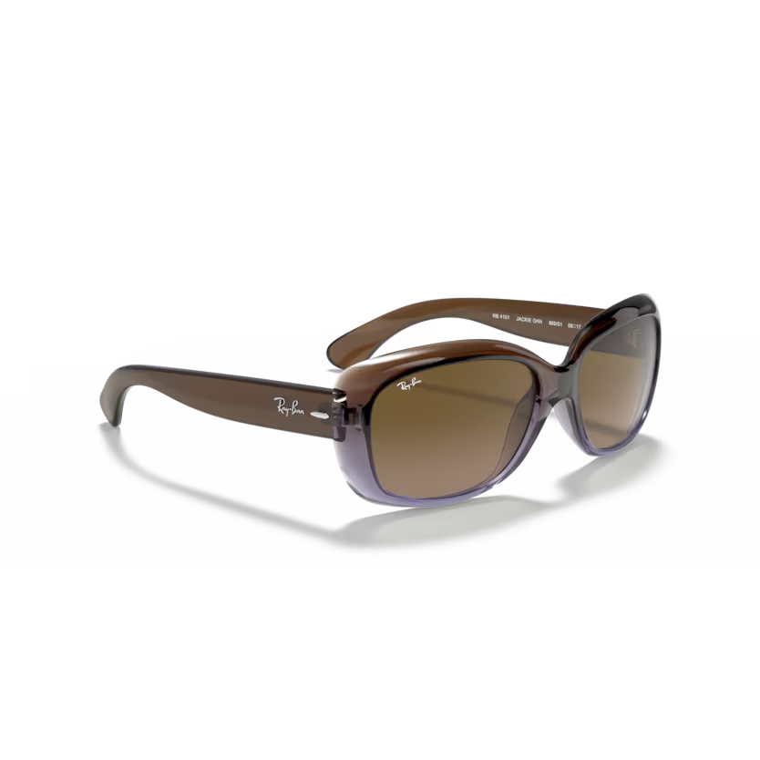 Right view of rayban jackie ohh #color_brown gradient lilac