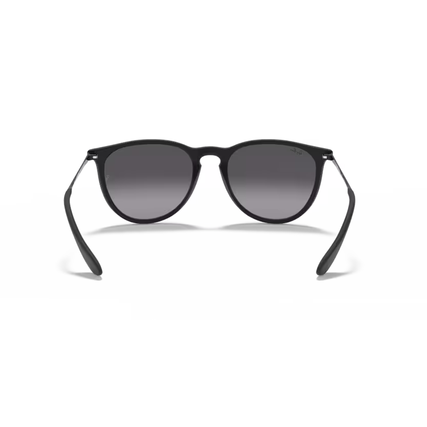 Back view of rayban justin #color_rubber black