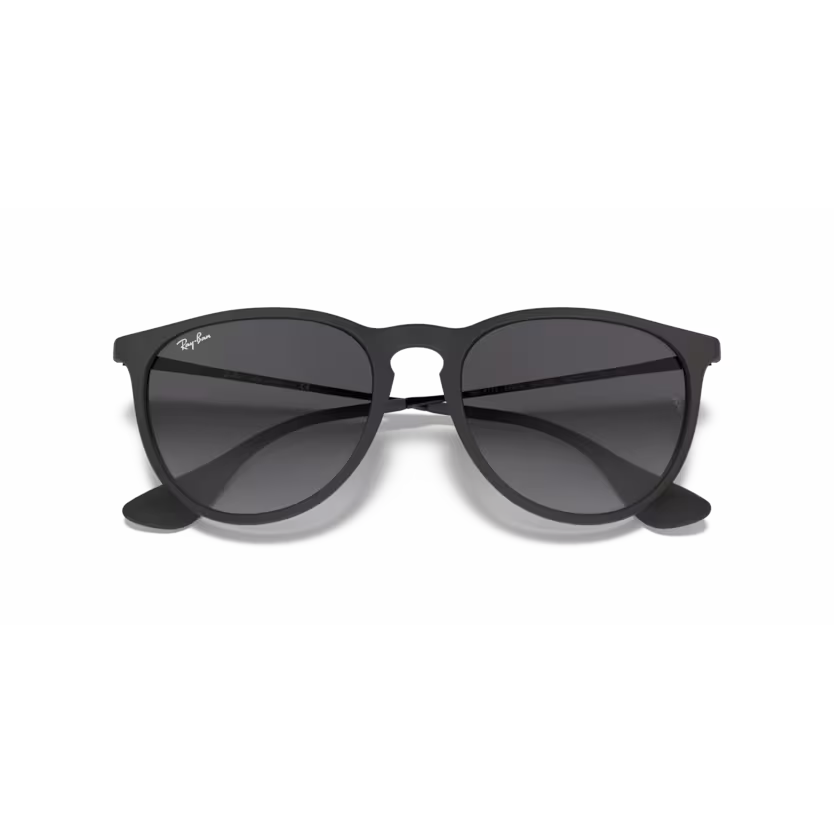 Folded view of rayban justin #color_rubber black
