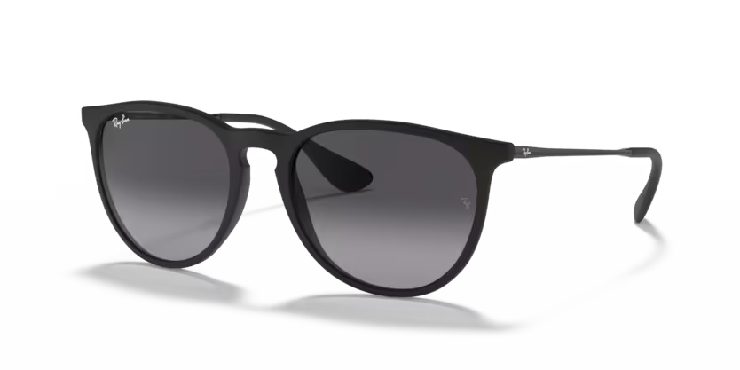 Left view of rayban justin #color_rubber black