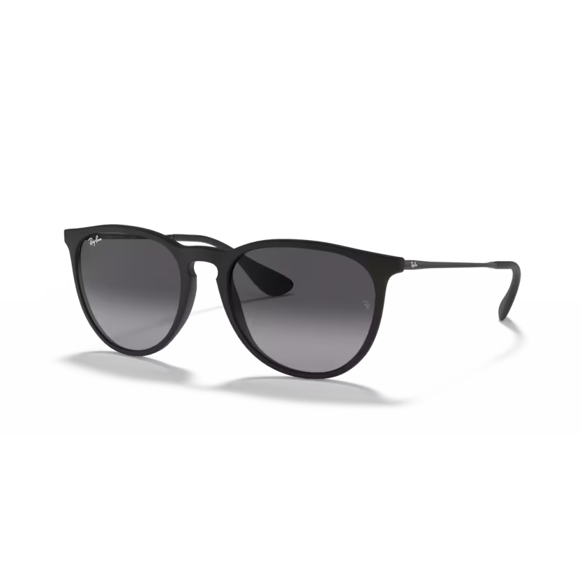 Left view of rayban justin #color_rubber black