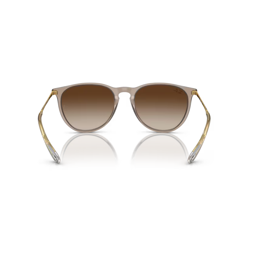 Back view of rayban justin #color_transparent light brown