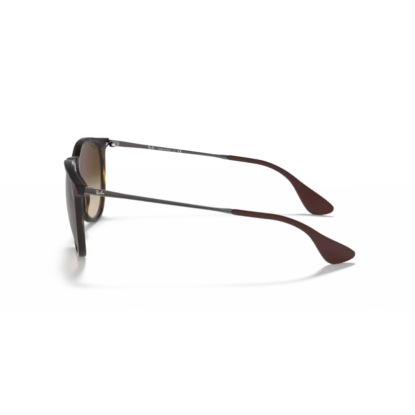 Side view of rayban justin #color_rubber havana