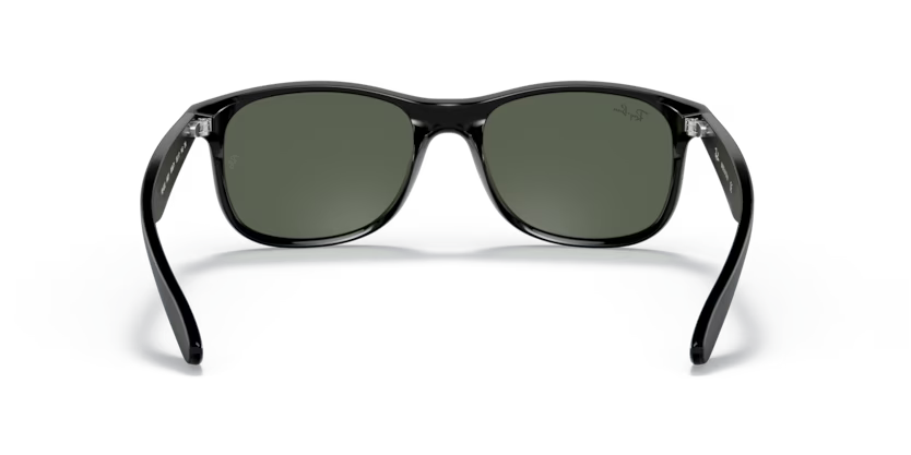 Back view of rayban andy #color_rubber black